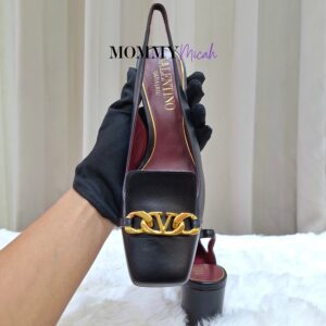 Valentino Garavani VLOGO Chain Slingback Pumps