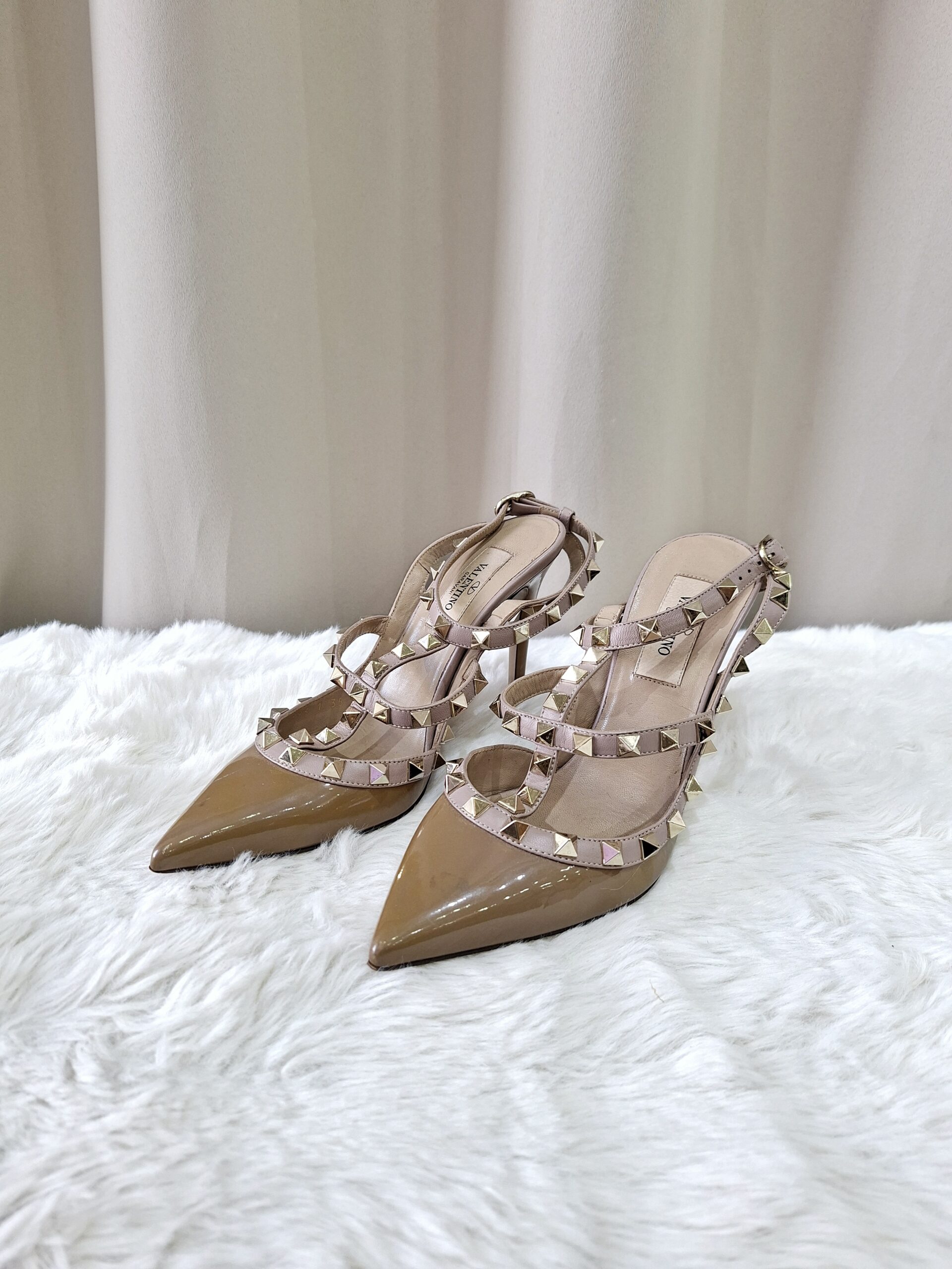 Valentino Dark Brown Ankle Strap Heels Valentino Dark Brown Ankle Strap Heels