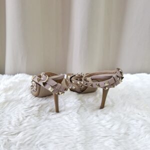 Valentino Dark Brown Ankle Strap Heels