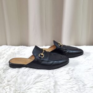 Gucci Black Horsebit Slip On