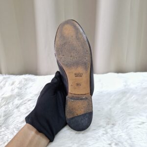 Gucci Black Horsebit Slip On