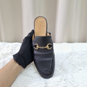 Gucci Black Horsebit Slip On