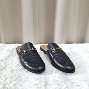 Gucci Black Horsebit Slip On