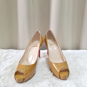 Home Christian Louboutin Mustard Patent Leather Pumps