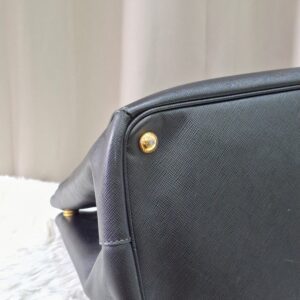 Prada Galleria Saffiano Black Tote Bag #180