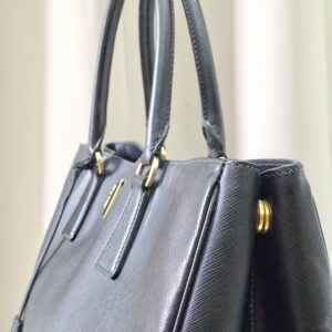 Prada Galleria Saffiano Black Tote Bag #180