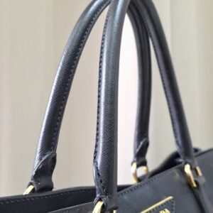 Prada Galleria Saffiano Black Tote Bag #180