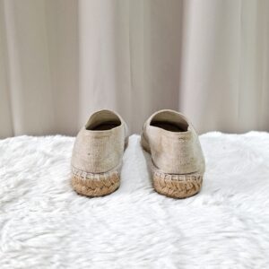 Chanel CC Espadrille Beige Canvas