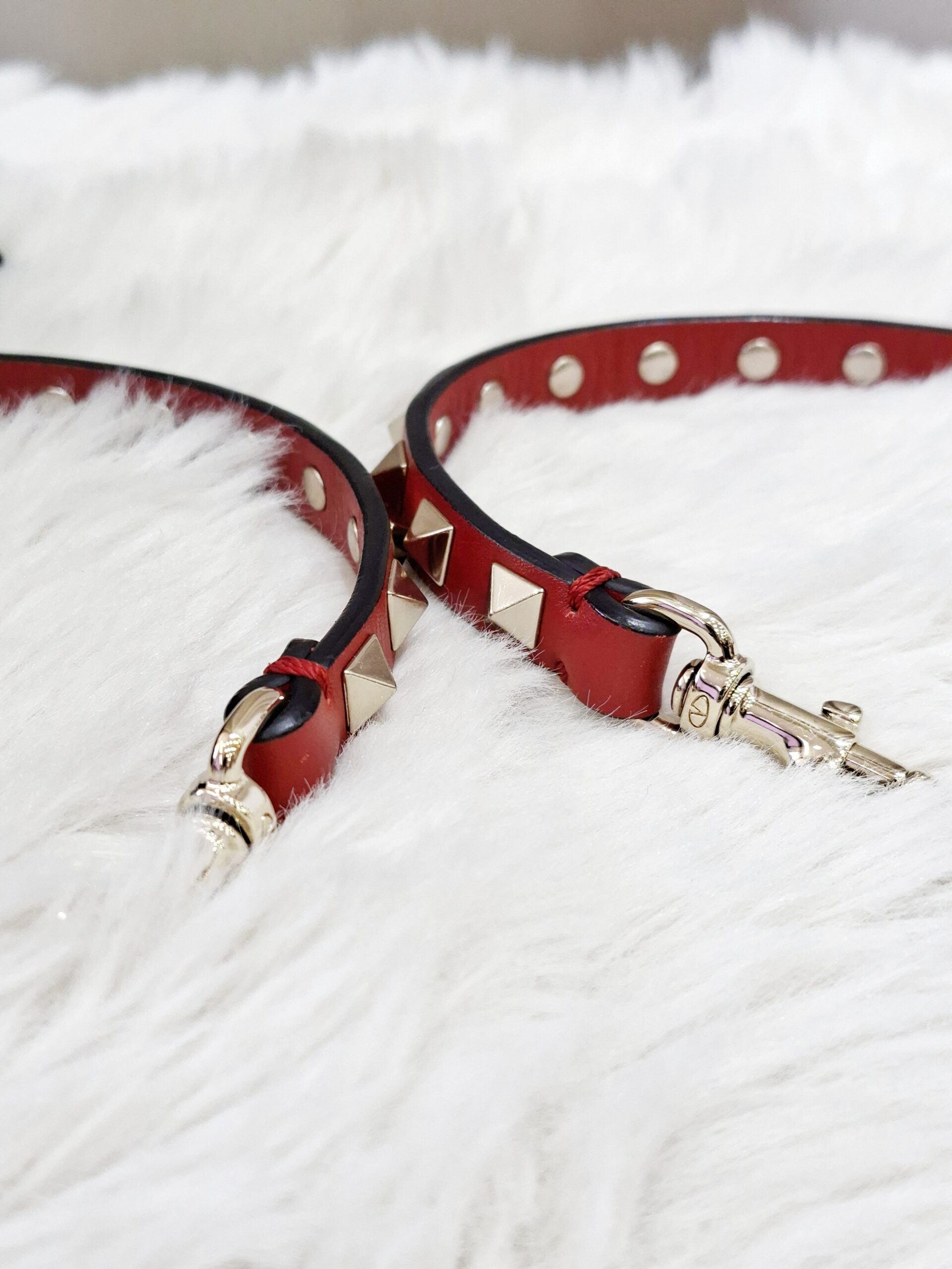 Valentino Garavani Rockstud Red Small Two Way Bag Valentino Garavani Rockstud Red Small Two Way Bag