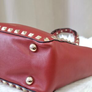 Valentino Garavani Rockstud Red Small Two Way Bag