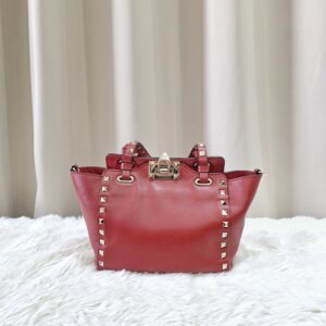 Valentino Garavani Rockstud Red Small Two Way Bag