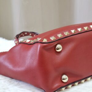 Valentino Garavani Rockstud Red Small Two Way Bag