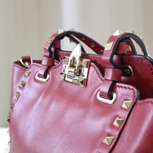 Valentino Garavani Rockstud Red Small Two Way Bag