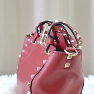 Valentino Garavani Rockstud Red Small Two Way Bag