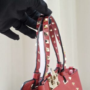 Valentino Garavani Rockstud Red Small Two Way Bag