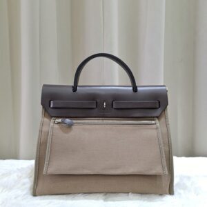 Hermes Herbag Brown