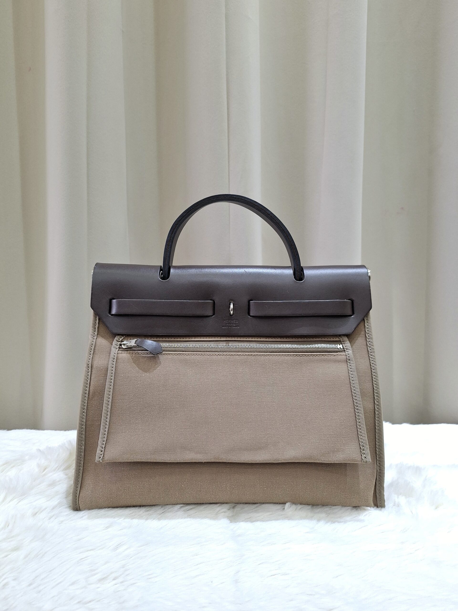 Hermes Herbag Brown Hermes Herbag Brown