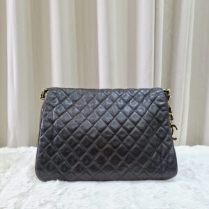 Home Chanel Black Quilted Chain Shoulder Bag