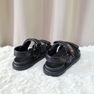 Brand New Christian Dior Dioract Sandals Black