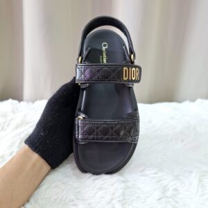 Brand New Christian Dior Dioract Sandals Black
