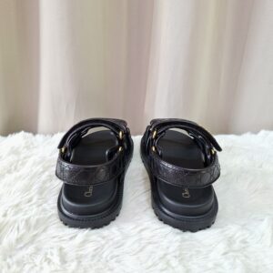 Brand New Christian Dior Dioract Sandals Black