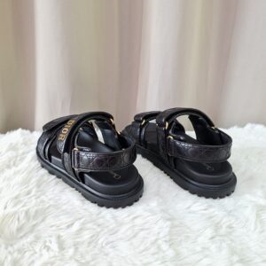 Brand New Christian Dior Dioract Sandals Black
