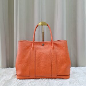 Hermes GPT 36 Bag Orange PHW Stamp X GS 001 HI
