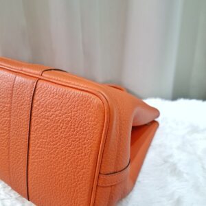 Hermes GPT 36 Bag Orange PHW Stamp X GS 001 HI