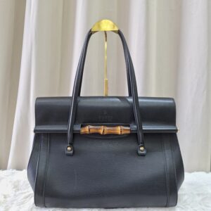 Home Gucci New Bullet Bamboo Tote Bag