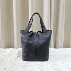 Hermes Picotin 22 Noir PHW