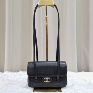 Brand New Chanel Mini Preppy Coco Black Shoulder Bag