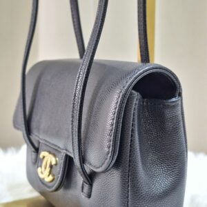 Brand New Chanel Mini Preppy Coco Black Shoulder Bag