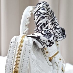 Balenciaga Classic City Scarf Nano White