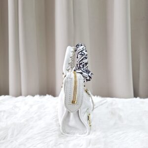 Balenciaga Classic City Scarf Nano White