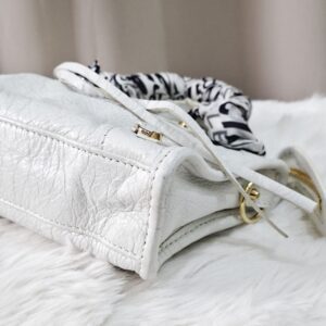 Balenciaga Classic City Scarf Nano White