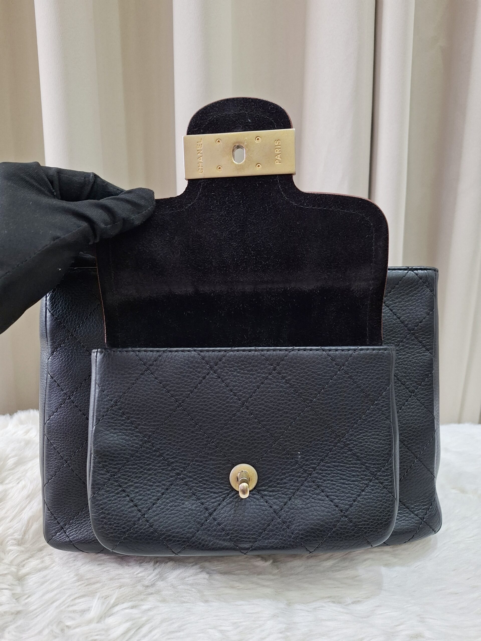 Chanel Archi Chic Shopping Tote Bag Black Chanel Archi Chic Shopping Tote Bag Black