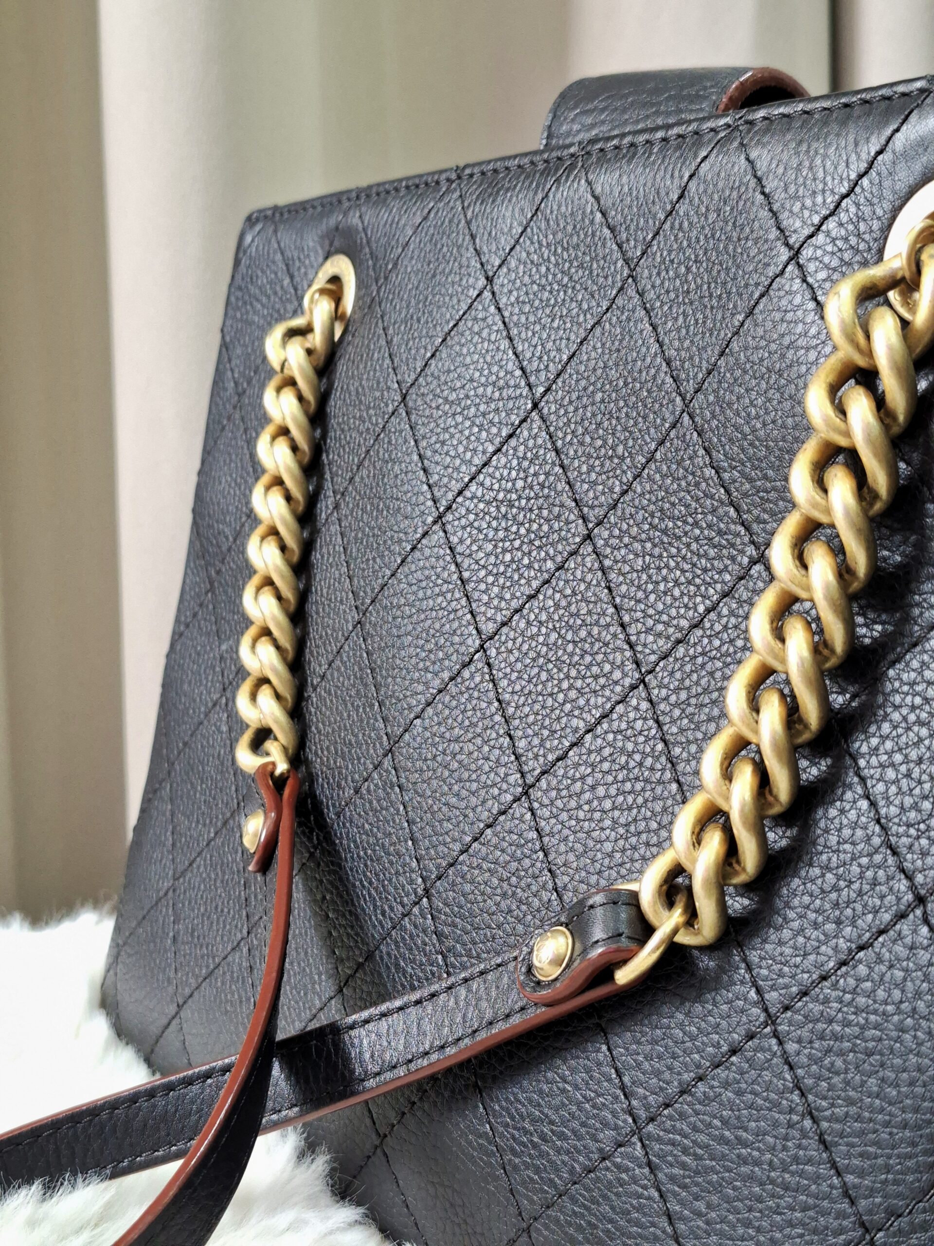 Chanel Archi Chic Shopping Tote Bag Black Chanel Archi Chic Shopping Tote Bag Black