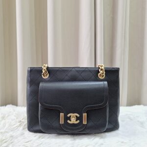 Chanel Archi Chic Shopping Tote Bag Black