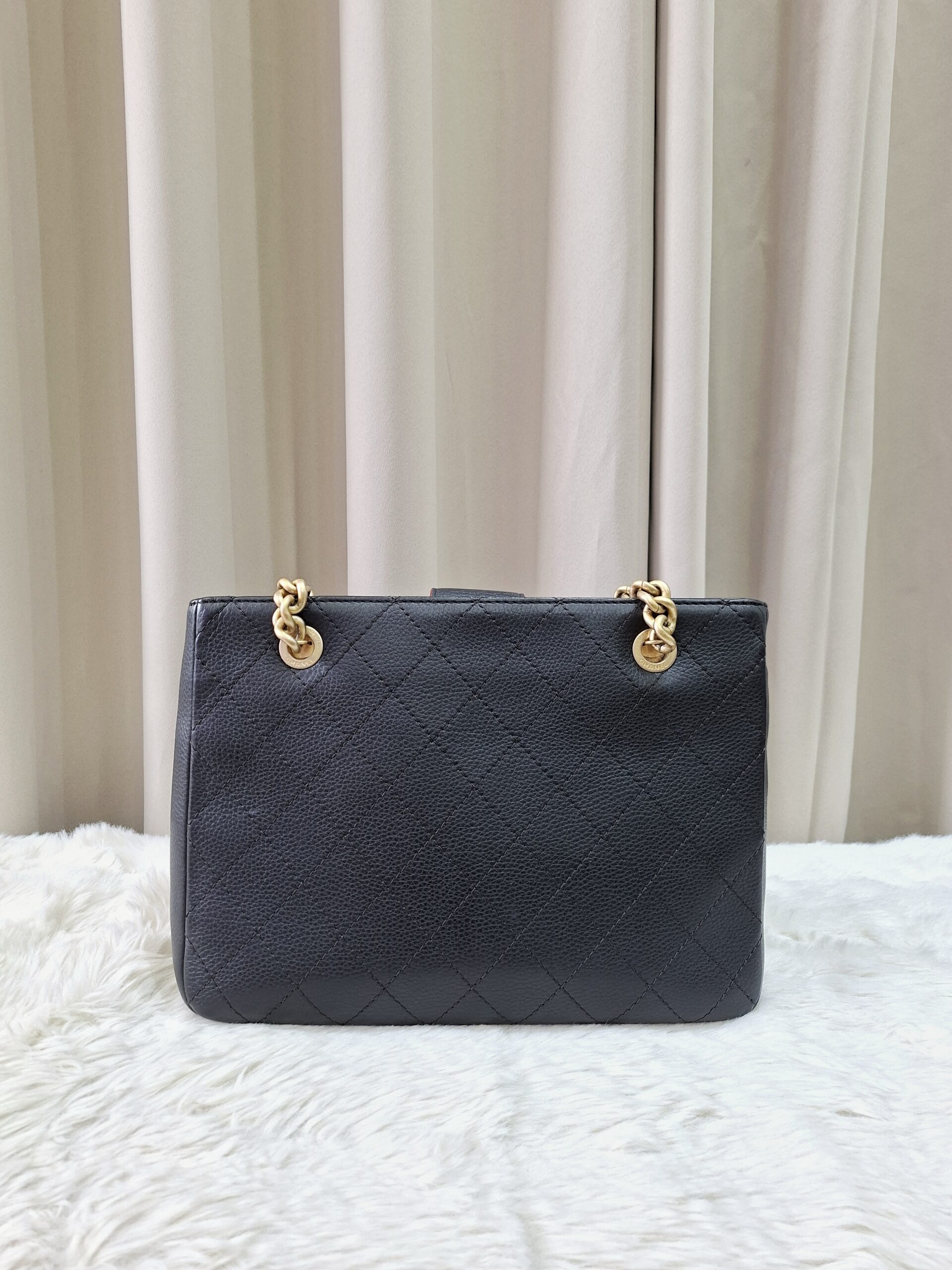 Chanel Archi Chic Shopping Tote Bag Black Chanel Archi Chic Shopping Tote Bag Black