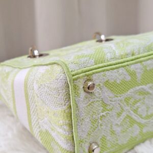 Christian Dior Medium Lady D-Lite Bag Lime Green