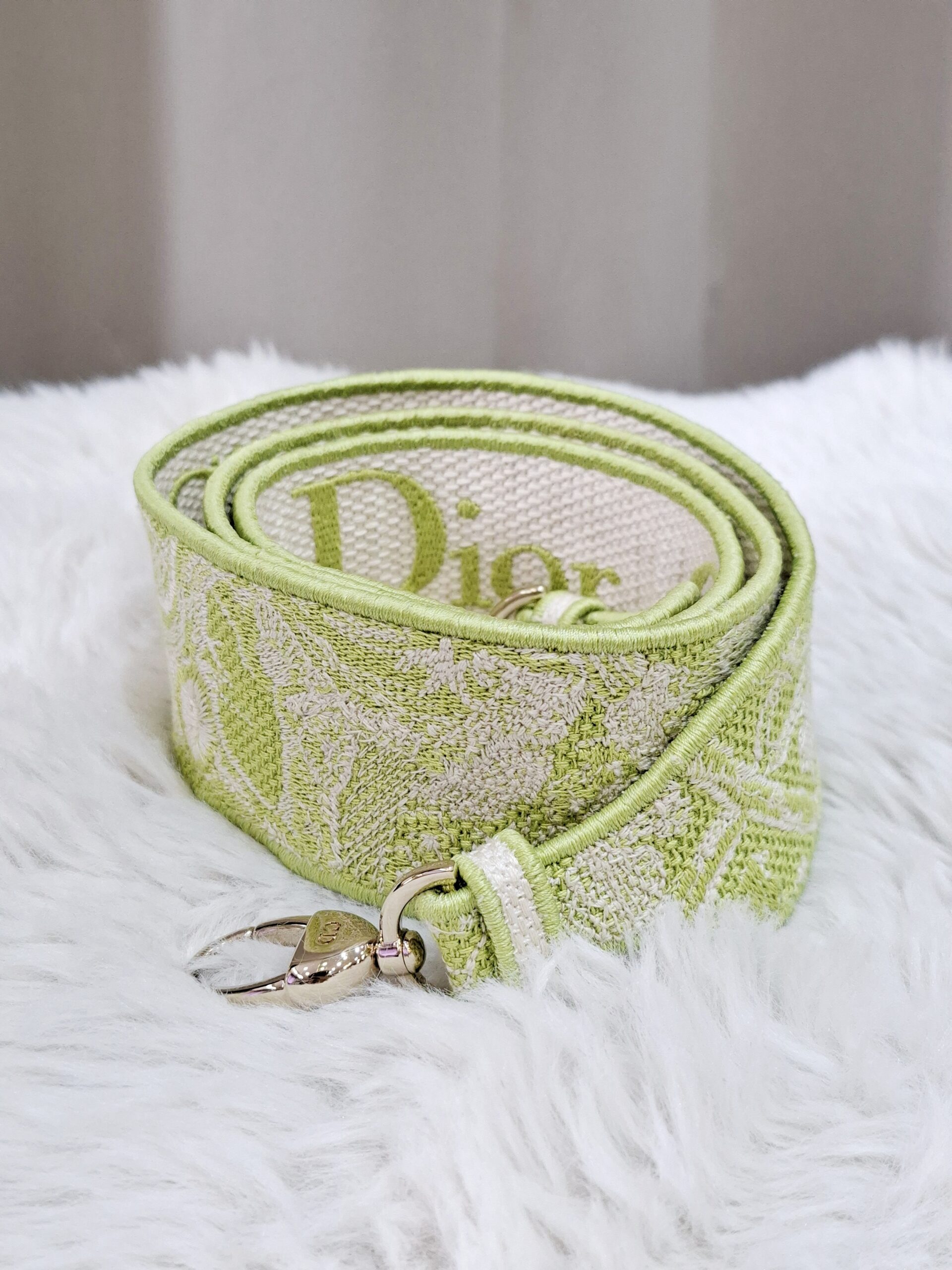 Christian Dior Medium Lady D-Lite Bag Lime Green Christian Dior Medium Lady D-Lite Bag Lime Green