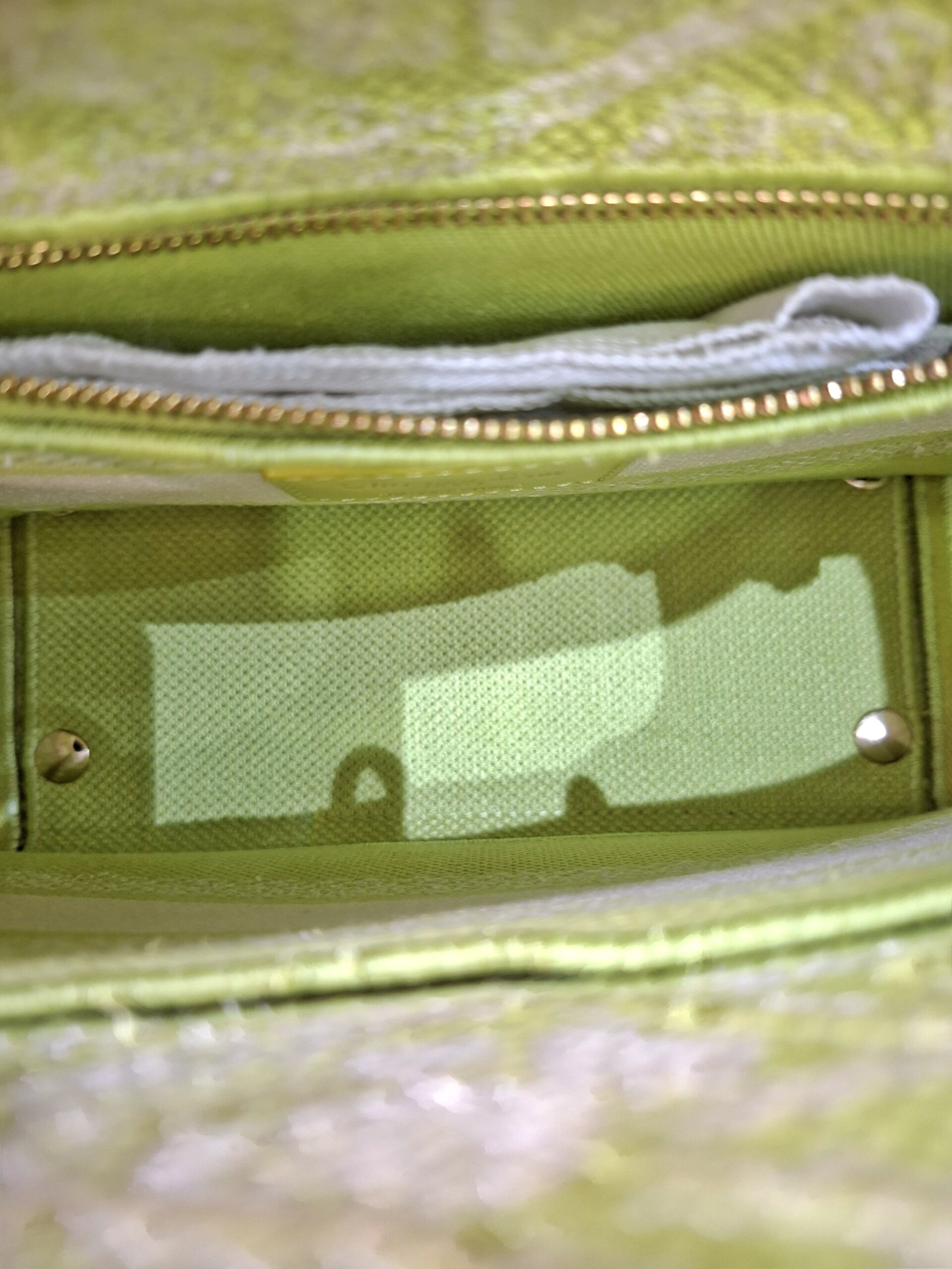 Christian Dior Medium Lady D-Lite Bag Lime Green Christian Dior Medium Lady D-Lite Bag Lime Green