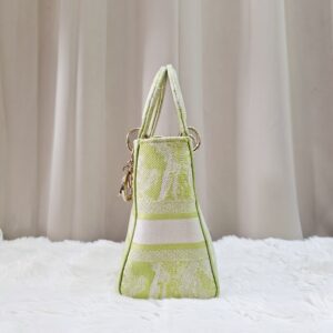 Christian Dior Medium Lady D-Lite Bag Lime Green