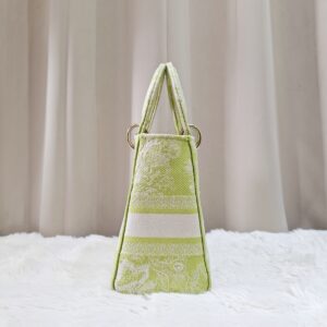 Christian Dior Medium Lady D-Lite Bag Lime Green