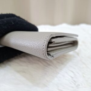 YSL Flap Long Wallet Grey