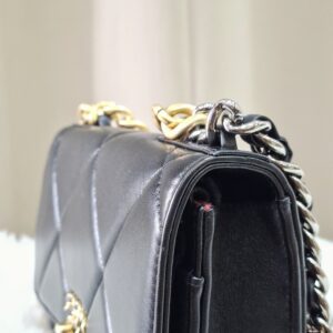 Chanel C19 WOC Lambskin Black Mixed Hardware Microchipped