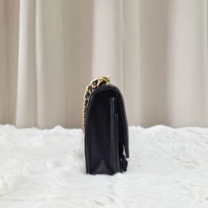 Chanel C19 WOC Lambskin Black Mixed Hardware Microchipped