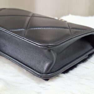 Chanel C19 WOC Lambskin Black Mixed Hardware Microchipped