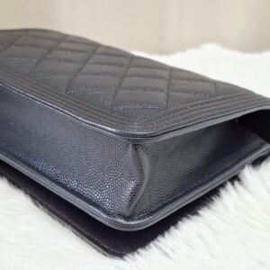 Chanel Boy WOC Black Caviar Leather GHW