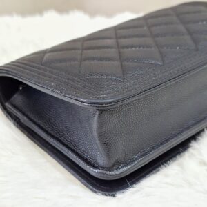 Chanel Boy WOC Black Caviar Leather GHW